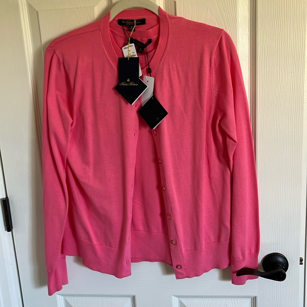 NWT Brooks Brothers Cotton Sweater set-size M